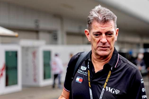 SUZUKA - Graeme Lowdon, Cadillac Formula 1 team principal, during the Formula 1 Japan Suzuka media day at the Suzuka Formula 1 circuit on March 26, 2025, in Suzuka, Japan. (Photo by DeFodi Images) -