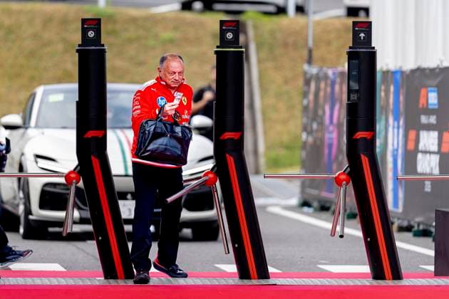 SUZUKA - Scuderia Ferrari HP Team Principal Frï¿½dï¿½ric Vasseur during the Formula 1 Japan Suzuka Media Day at the Suzuka Formula 1 circuit on March 26, 2025 in Suzuka, Japan. (Photo by DeFodi Images) -
