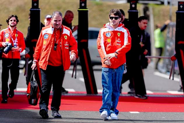 SUZUKA - Formula 1 driver Charles Leclerc of Scuderia Ferrari HP during the Formula 1 Japan Suzuka media day at the Suzuka Formula 1 circuit on March 26, 2025 in Suzuka, Japan. (Photo by DeFodi Images) -