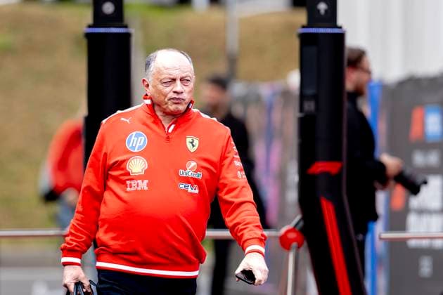 SUZUKA - Scuderia Ferrari HP Team Principal Frï¿½dï¿½ric Vasseur during the Formula 1 Japan Suzuka Media Day at the Suzuka Formula 1 circuit on March 26, 2025 in Suzuka, Japan. (Photo by DeFodi Images) -