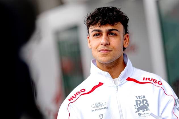 SUZUKA - Formula 1 driver Arvid Lindblad of the Visa Cash App Racing Bulls Formula One Team during the Formula 1 Japan Suzuka media day at the Suzuka Formula 1 circuit on March 26, 2025 in Suzuka, Japan. (Photo by DeFodi Images) -