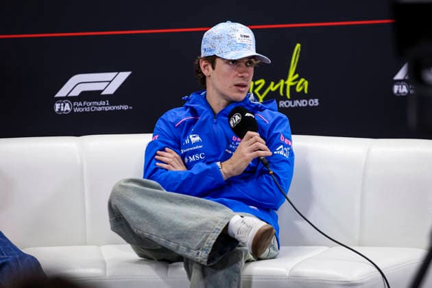F1 - JAPANESE GRAND PRIX 2026 COLAPINTO Franco (arg), Alpine F1 Team A526, portrait press conference, PK, Pressekonferenz during the Formula 1 Japanese Grand Prix 2026, 3rd round of the 2026 Formula One World Championship, WM, Weltmeisterschaft from March 27 to 29, 2026 on the Suzuka Circuit, in Suzuka, Japan - SuzukaJapan Copyright: xXavixBonillax