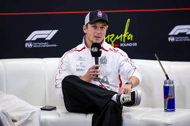 F1 - JAPANESE GRAND PRIX 2026 LAWSON Liam (nzl), Visa Cash App RB F1 Team VCARB03, portrait press conference, PK, Pressekonferenz during the Formula 1 Japanese Grand Prix 2026, 3rd round of the 2026 Formula One World Championship, WM, Weltmeisterschaft from March 27 to 29, 2026 on the Suzuka Circuit, in Suzuka, Japan - SuzukaJapan Copyright: xXavixBonillax