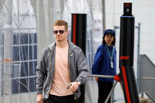 26th March 2026; Suzuka Circuit, Suzuka, Japan; 2026 FIA Formula 1 Japanese Grand Prix; Arrivals Day; Number 27 Audi driver Nico Hulkenberg at the Aramco Japanese Grand Prix StephenxBlackberry Content restricted for UK based newspaper