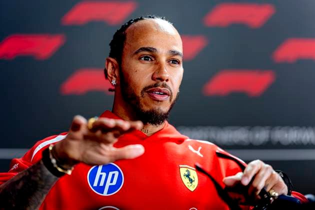 SUZUKA - Formula 1 driver Lewis Hamilton of Scuderia Ferrari HP during the Formula 1 Japan Suzuka media day at the Suzuka Formula 1 circuit on March 26, 2025 in Suzuka, Japan. (Photo by DeFodi Images) -