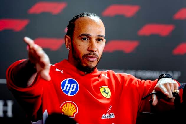 SUZUKA - Formula 1 driver Lewis Hamilton of Scuderia Ferrari HP during the Formula 1 Japan Suzuka media day at the Suzuka Formula 1 circuit on March 26, 2025 in Suzuka, Japan. (Photo by DeFodi Images) -
