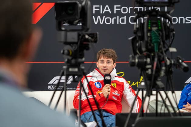 26th March 2026; Suzuka Circuit, Suzuka, Japan; 2026 FIA Formula 1 Japanese Grand Prix; Arrival Day; Charles Leclerc (16) of Monaco and Scuderia Ferrari HP, KeiichixMiyashita Content restricted for UK based newspaper