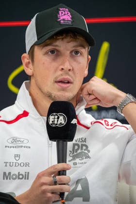 26th March 2026; Suzuka Circuit, Suzuka, Japan; 2026 FIA Formula 1 Japanese Grand Prix; Arrival Day; Liam Lawson (30) of New Zealand and Visa Cash App Racing Bulls Formula One Team, KeiichixMiyashita Content restricted for UK based newspaper