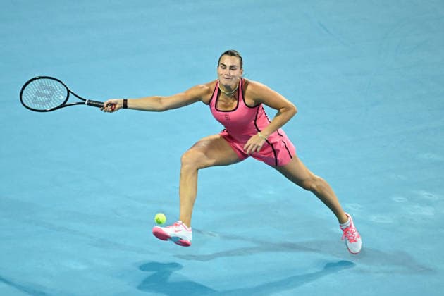 Itau Miami Tennis Open - Aryna Sabalenka Aryna Sabalenka (RUS) during her quarter final round match at the Itau Miami Tennis Open in Miami , USA, on March 25, 2026. Photo by Corinne Dubreuil ABACAPRESS.COM Miami United States  Copyright: xDubreuilxCorinne ABACAx