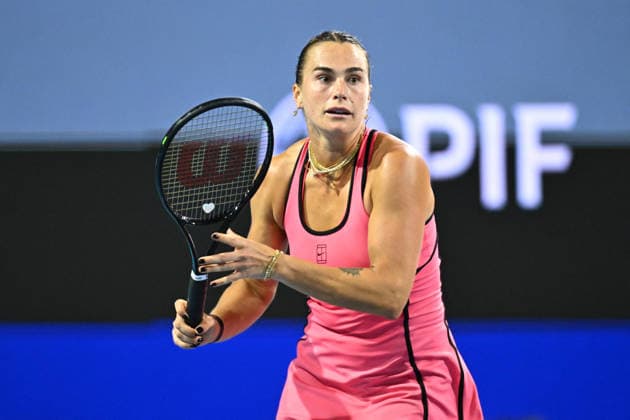 Itau Miami Tennis Open - Aryna Sabalenka Aryna Sabalenka (RUS) during her quarter final round match at the Itau Miami Tennis Open in Miami , USA, on March 25, 2026. Photo by Corinne Dubreuil ABACAPRESS.COM Miami United States  Copyright: xDubreuilxCorinne ABACAx
