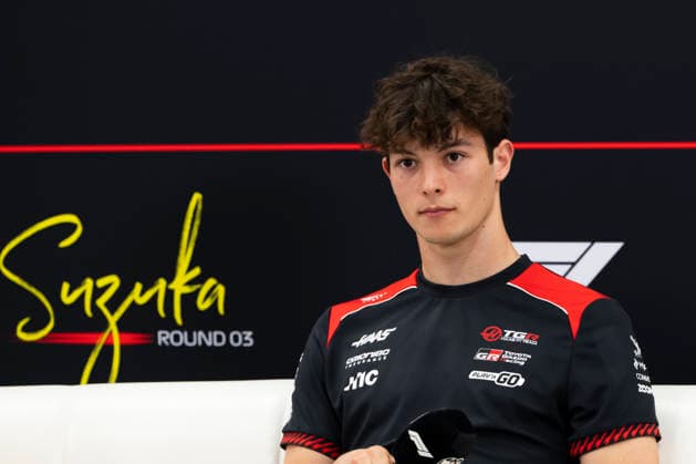 March 26, 2026, Suzuka, Mie, Japan: OLIVER BEARMAN (GBR) of Haas F1 Team 87 on media day for the 2026 Formula 1 Japanese Grand Prix. Formula 1 is one of the most logistically complicated sporting events in the world and the price of motorsport logistics has been affected by the US-Iran warÃ¢â‚¬â ¢s impact on air freight shipping lanes and oil prices. Suzuka Japan - ZUMAb177 20260326_aap_b177_023 Copyright: xTaidghxBarronx