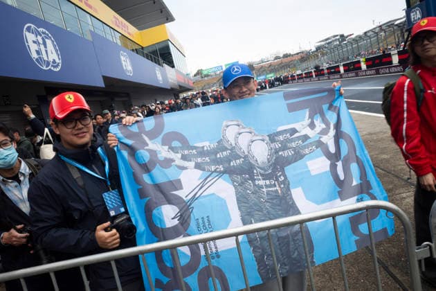 March 26, 2026, Suzuka, Mie, Japan: F1 fans on a pit lane walk on media day for the 2026 Formula 1 Japanese Grand Prix. Formula 1 is one of the most logistically complicated sporting events in the world and the price of motorsport logistics has been affected by the US-Iran warÃ¢â‚¬â ¢s impact on air freight shipping lanes and oil prices. F1 2026: Japan - Media Day  - ZUMAb177 20260326_aap_b177_060 Copyright: xTaidghxBarronx