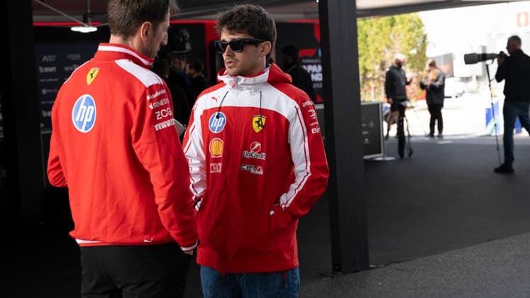 March 26, 2026, Suzuka, Mie, Japan: CHARLES LECLERC (MON) of Scuderia Ferrari 16 on media day for the 2026 Formula 1 Japanese Grand Prix. Formula 1 is one of the most logistically complicated sporting events in the world and the price of motorsport logistics has been affected by the US-Iran warÃ¢â‚¬â ¢s impact on air freight shipping lanes and oil prices. Suzuka Japan - ZUMAb177 20260326_aap_b177_039 Copyright: xTaidghxBarronx