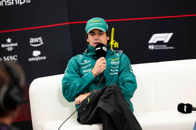 March 26, 2026, Suzuka, Mie, Japan: LANCE STROLL (CAN) of Aston Martin 18 on media day for the 2026 Formula 1 Japanese Grand Prix. Formula 1 is one of the most logistically complicated sporting events in the world and the price of motorsport logistics has been affected by the US-Iran warÃ¢â‚¬â ¢s impact on air freight shipping lanes and oil prices. Suzuka Japan - ZUMAb177 20260326_aap_b177_047 Copyright: xTaidghxBarronx
