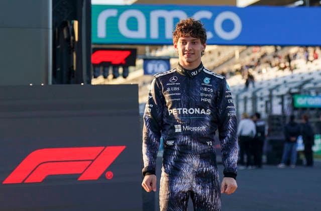 FORMULA ONE JAPANESE GRAND PRIX 2026 Kimi Antonelli 12 (ITA) Mercedes filming on Media Day during the Formula 1 Aramco Japanese Grand Prix 2026, 3rd round of the 2026 Formula One World Championship, WM, Weltmeisterschaft from March 27th - 29th, 2026 at the Suzuka Circuit, Suzuka City, Japan. Credit: Robbie Hoad Every Second Media Editorial use only. All images are copyright Every Second Media Limited. No images may be reproduced without prior permission. Copyright: xIMAGO EveryxSecondxMediax ESM-1879-0070 RobbiexHoadx xEveryxSecondxMediax