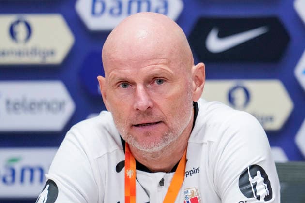 Men s national football team, press conference with national team manager Stale Solbakken Amsterdam , Netherlands 20260326 Norway s national team manager Stale Solbakken during a press conference with the Norwegian men s national football team at Johan Cruijff Arena Photo Fredrik Varfjell NTB Amsterdam Netherlands EDITORIAL USE ONLY RESTRICTED USE FOR BETTING COMPANIES  Copyright: xFredrikxVarfjellx xNTBx