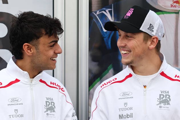 F1 Japanese Grand Prix 2026 Previews Arvid Lindblad and Liam Lawson of Racing Bulls ahead of the Formula 1 Japanese Grand Prix at Suzuka Circuit in Suzuka, Japan on March 26, 2026. Suzuka Japan  Copyright: xJakubxPorzyckix originalFilename:porzycki-f1japane260326_npNgj.jpg