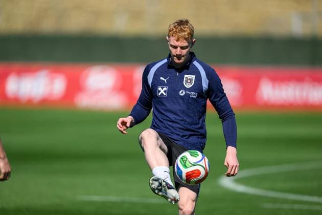SOCCER - AUT vs GHA, test match MARBELLA,SPAIN,26.MAR.26 - SOCCER - OEFB international test match, Austria vs Ghana, preview, training Team AUT. Image shows Nicolas Seiwald (AUT).  GEPAxpictures xChristianxMoser