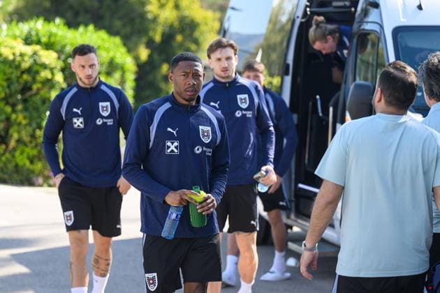 SOCCER - AUT vs GHA, test match MARBELLA,SPAIN,26.MAR.26 - SOCCER - OEFB international test match, Austria vs Ghana, preview, training Team AUT. Image shows David Alaba (AUT).  GEPAxpictures xChristianxMoser