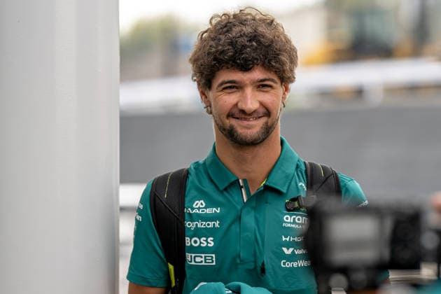 SUZUKA, JAPAN: Jak Crawford, The development driver for the Aston Martin F1 team, at the 2026 Formula 1 Japanese Grand Prix at the Suzuka International Racing Course in Suzuka, Japan.