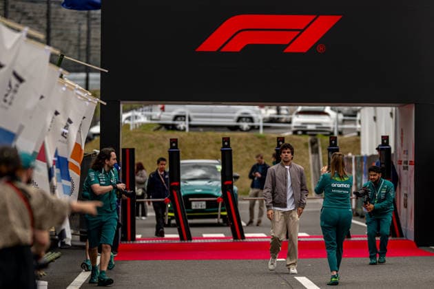 SUZUKA, JAPAN: Lance Stroll, racing for the Aston Martin F1 team during the 2026 Formula 1 Japanese Grand Prix at the Suzuka International Racing Course in Suzuka, Japan