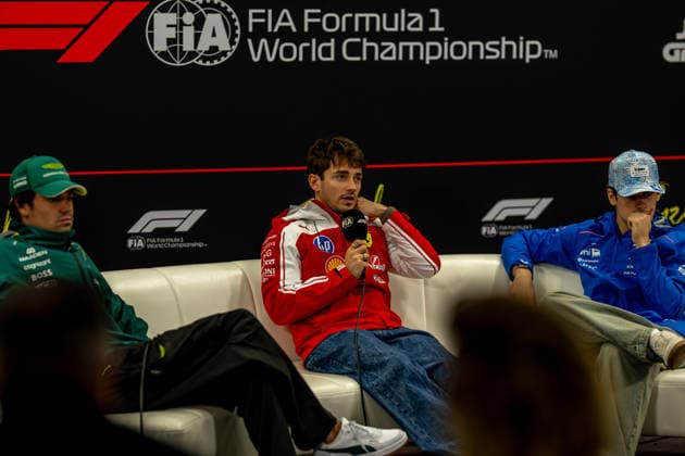 SUZUKA, JAPAN: Charles Leclerc, racing for the Ferrari team during the 2026 Formula 1 Japanese Grand Prix at the Suzuka International Racing Course in Suzuka, Japan