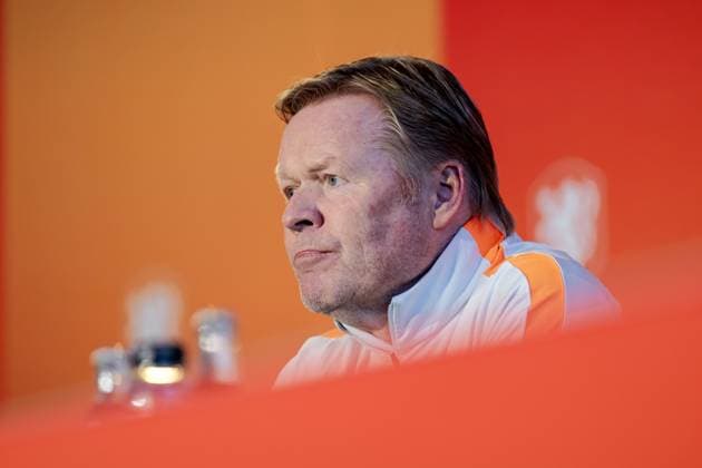ZEIST - Netherlands national team, Nationalteam coach Ronald Koeman looks ahead to the friendly match against Norway. ROBIN VAN LONKHUIJSEN ANP xVIxANPxSportx xxANPxIVx 554389717 originalFilename: 554389717.jpg