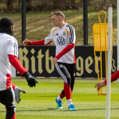Reportage 26.03.2026 Abschlusstraining der Deutschen Männer Nationalmannschaft in Herzogenaurach vor dem Spiel gegen die Schweiz Nico Schlotterbeck Herzogenaurach Bayern Deutschland