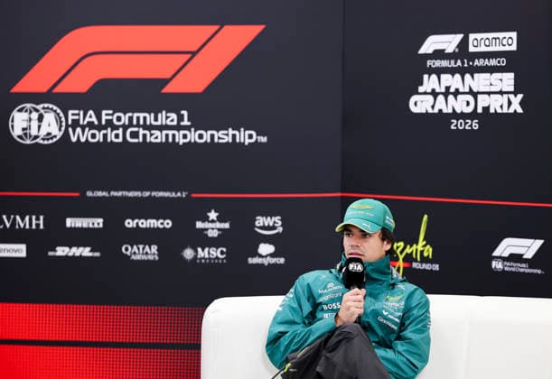 March 26, 2026, Suzuka, Mie, Japan: LANCE STROLL of Aston Martin answers a reporterÃ¢â‚¬â ¢s question during a press conference, PK, Pressekonferenz on media day ahead of the Formula 1 Japanese Grand Prix at Suzuka Circuit. 2026 Japanese Grand Prix  - ZUMAh201 20260326_zsp_h201_013 Copyright: xYichinxHoux