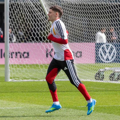 Reportage 26.03.2026 Abschlusstraining der Deutschen Männer Nationalmannschaft in Herzogenaurach vor dem Spiel gegen die Schweiz Florian Wirtz Herzogenaurach Bayern Deutschland