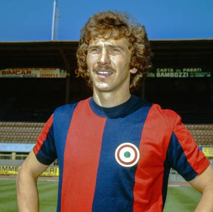 Giuseppe Savoldi (Bologna) ; ; 1974-1975 - Football : italian championship 1974-1975 ; ; ; Italy. ;;( photo by aicfoto)(ITALY) 0855 
