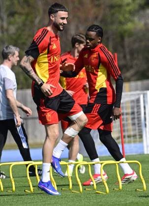 United States v Belgium - FIFA World Cup, WM, Weltmeisterschaft, Fussball Stage Media Activities 26 03 2026 ATLANTA, UNITED STATES - MARCH 26 : Debast Zeno defender of Belgium pictured during a training session ahead the friendly game between United States of America and Belgium as part of a pre-World Cup 2026 training camp on March 26, 2026 in Atlanta, United States, 26 03 2026 Atlanta United States  Copyright: xPeterxDexVoechtx