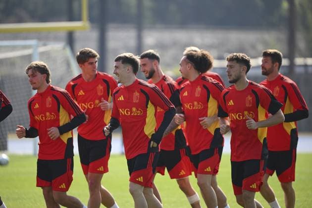 United States v Belgium - FIFA World Cup, WM, Weltmeisterschaft, Fussball Stage Media Activities 26 03 2026 ATLANTA, UNITED STATES - MARCH 26 : Saelemaekers Alexis midfielder of Belgium pictured during a training session ahead the friendly game between United States of America and Belgium as part of a pre-World Cup 2026 training camp on March 26, 2026 in Atlanta, United States, 26 03 2026 Atlanta United States  Copyright: xVincentxKalutx