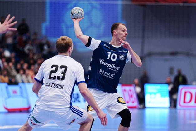 Einar Olafsson (Handball Verein Hamburg, 23), Fynn Hangstein (Bergischer HC, 10) GER, Handball Sport Verein Hamburg vs. Bergischer HC, Handball, 1. Bundesliga, Spieltag 26, Saison 2025 2026, 26.03.2026 GER, Handball Sport Verein Hamburg vs. Bergischer HC, Handball, 1. Bundesliga, Spieltag 26, Saison 2025 2026, 26.03.2026 Hamburg Copyright: xEibner-Pressefoto MarcelxvonxFehrnx EP_MFN