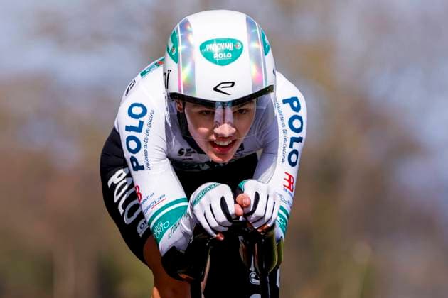 Thomas Turri of S.C. Padovani Polo Cherry Bank ITT Beltrum Stage 2, Metecs Olympia s Tour Cycling, Metecs Olympia s Tour Cycling, , March 26, 2026, Beltrum, Netherlands.