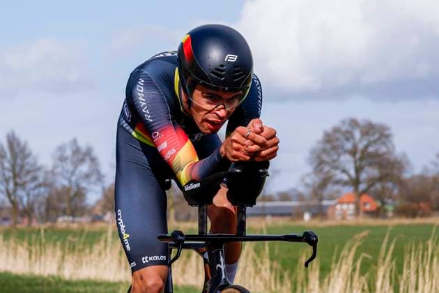 Jakub Toupalik of Kasper - Crypto4me ITT Beltrum Stage 2, Metecs Olympia s Tour Cycling, Metecs Olympia s Tour Cycling, , March 26, 2026, Beltrum, Netherlands.