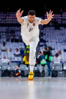 ESP: Real Madrid v Anadolu Efes Istanbul. Euroleague. Edy Tavares of Real Madrid during the Euroleague match, between Real Madrid and Anadolu Efes Istanbul played at Movistar Arena Stadium on March 26, 2026 in Madrid Spain Madrid Spain Basketball Copyright: xAlbaxPachecox xAgenciaxLOFx