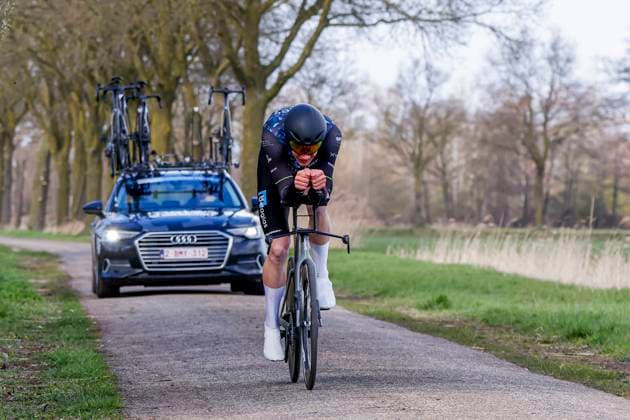 Bart Kortleve of Metec - Solarwatt P B Mantel ITT Beltrum Stage 2, Metecs Olympia s Tour Cycling, Metecs Olympia s Tour Cycling, , March 26, 2026, Beltrum, Netherlands.