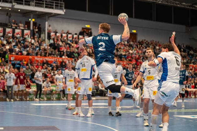 26.03.2026, xdobgx, Handball Daikin HBL, Handball Verein Hamburg - Bergischer HC v.l. Noah Beyer (Bergischer HC, 2) beim Wurf, in action, throwing