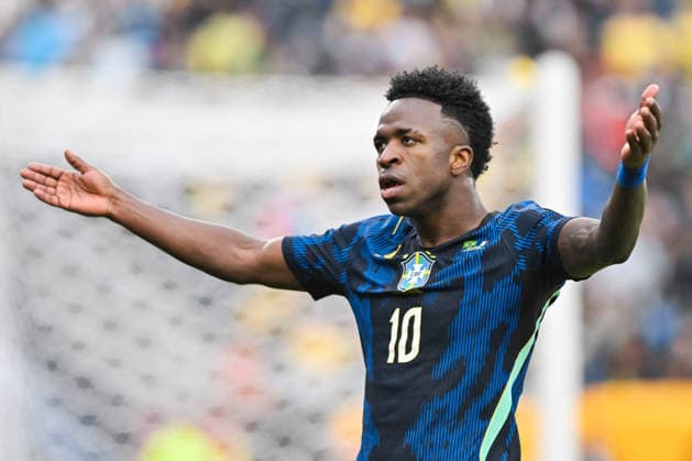BOSTON, UNITED STATES OF AMERICA - MARCH 26: Vinicius Junior of Brazil during an international football friendly between Brazil v France at Gillette Stadium, Boston, USA. (Photo by Andre Ricardo Sports Press Photo) Copyright: xAndrexRicardo SportsxPressxPhotox Sportspressphoto_SPR118853