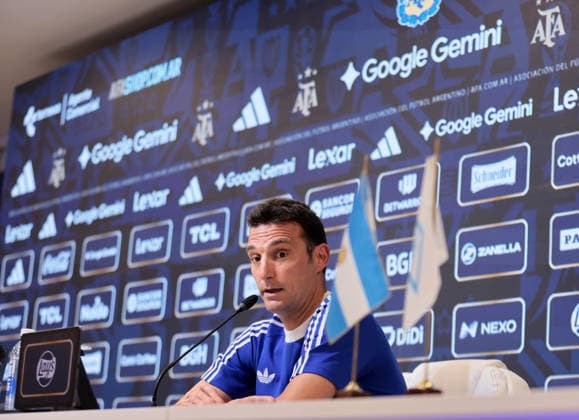 Conferencia de Prensa de Linoel Scaloni. Seleccion Argentina de Futbol.