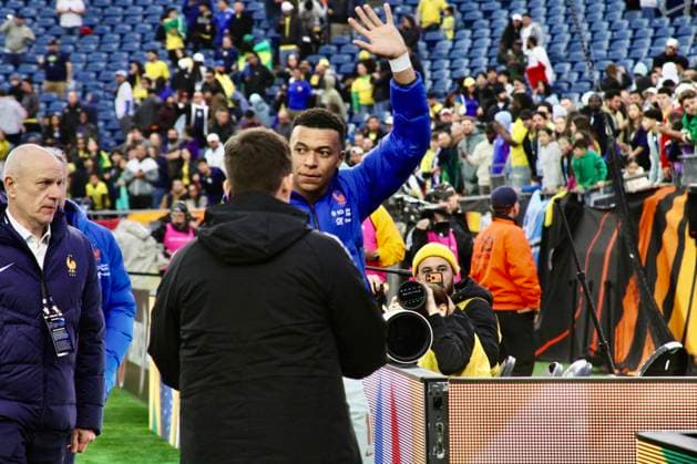 RECORD DATE NOT STATED Brazil vs France International Friendly, Länderspiel, Nationalmannschaft (SPO) Brazil vs France International Friendly. March 26, 2026, Boston, Massachusetts, USA: Kylian Mbappe 10 of France after the International friendly soccer between Brazil and France at Gillette Stadium ahead of FIFA 2026 World Cup. Brazil lost 1-2. Credit: Niyi Fote Thenews2 (Foto: Niyi Fote Thenews2 imago images) SPO  Copyright: xNiyixFotex