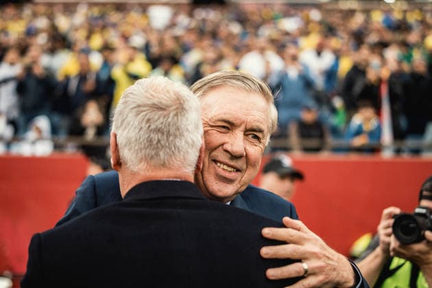 Brazil vs. France BOSTON, MA - 26.03.2026: BRAZIL VS. FRANCE - Carlo Ancelotti during the International Friendly, Länderspiel, Nationalmannschaft against France at Gillette Stadium on March 26, 2026 in Foxborough, Massachusetts. (Photo: Victor EleutÃ rio Fotoarena) x2912469x  VictorxEleutÃ rio