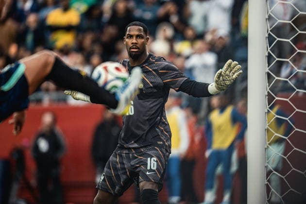 Brazil vs. France BOSTON, MA - 27.03.2026: BRAZIL VS. FRANCE - Mike Maignan during the International Friendly, Länderspiel, Nationalmannschaft against France at Gillette Stadium on March 26, 2026 in Foxborough, Massachusetts. (Photo: Victor EleutÃ rio Fotoarena) x2912508x  VictorxEleutÃ rio