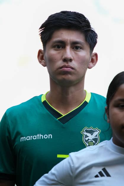 BOLIVIA VS SURINAME - PLAY-OFF COPA MUNDIAL FIFA 2026 - 26 MARZO 2026 Monterrey, Mexico - March 26, 2026: Miguel Terceros 7 of Bolivia poses prioro to the FIFA World Cup, WM, Weltmeisterschaft, Fussball 2026 Play-Off Tournament match between Bolivia and Suriname at Estadio BBVA in Monterrey, Mexico. Imago images Straffon Images Luis Licona GUADALUPE NUEVO LEON MEXICO Copyright: xLUISxLICONAx