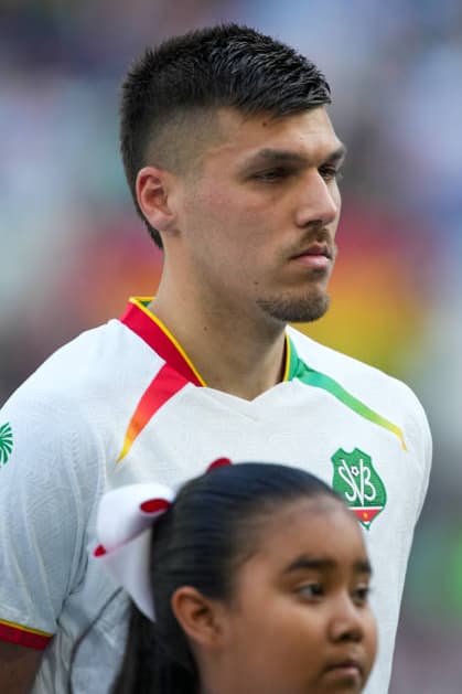 BOLIVIA VS SURINAME - PLAY-OFF COPA MUNDIAL FIFA 2026 - 26 MARZO 2026 Monterrey, Mexico - March 26, 2026: Joel Piroe 9 of Suriname poses prior to the FIFA World Cup, WM, Weltmeisterschaft, Fussball 2026 Play-Off Tournament match between Bolivia and Suriname at Estadio BBVA in Monterrey, Mexico. Imago images Straffon Images Luis Licona GUADALUPE NUEVO LEON MEXICO Copyright: xLUISxLICONAx