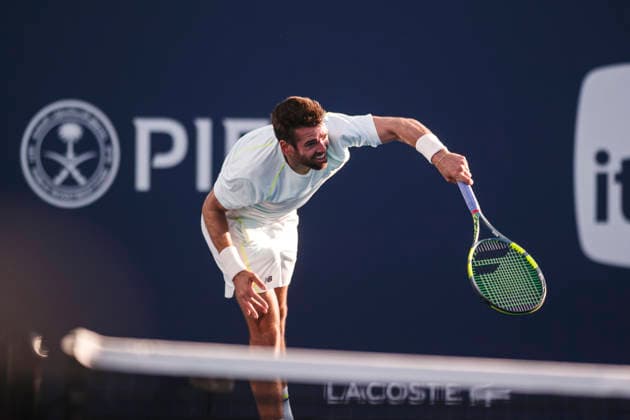 Miami Open Presented by Itau 2026 - March 26 Miami, Florida - March 26: play, react and celebrate during the match between Austin Krajicek (USA) Nikola Mektic (Croatia) vs Sander Arends (Netherlands) John-Patrick Smith (Australia) on day 10 of the Miami Open at Hard Rock Stadium on March 26, 2026 in Miami, Florida, United States. Copyright: xLatinxSportxImagesx