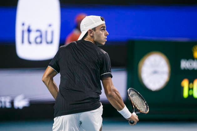 Miami Open Presented by Itau 2026 - March 26 Miami, Florida - March 26: play, react and celebrate during the match between Alexander Zverev of Germany vs Francisco Cerundolo of Argentina on day 10 of the Miami Open at Hard Rock Stadium on March 26, 2026 in Miami, Florida, United States. Copyright: xLatinxSportxImagesx