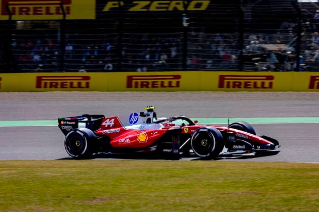 SUZUKA - Formula 1 driver Lewis Hamilton of Scuderia Ferrari HP during the Formula 1 Japan Suzuka free practice at the Suzuka Formula 1 circuit on March 27, 2025 in Suzuka, Japan. (Photo by DeFodi Images) -