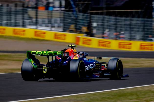 SUZUKA - Flowfish on the car of Formula 1 driver Isack Hadjar of Oracle Red Bull Racing during the Formula 1 Japan Suzuka free practice at the Suzuka Formula 1 circuit on March 27, 2025 in Suzuka, Japan. (Photo by DeFodi Images) -